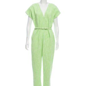 Rachel Comey Glinda Jumpsuit Green & White